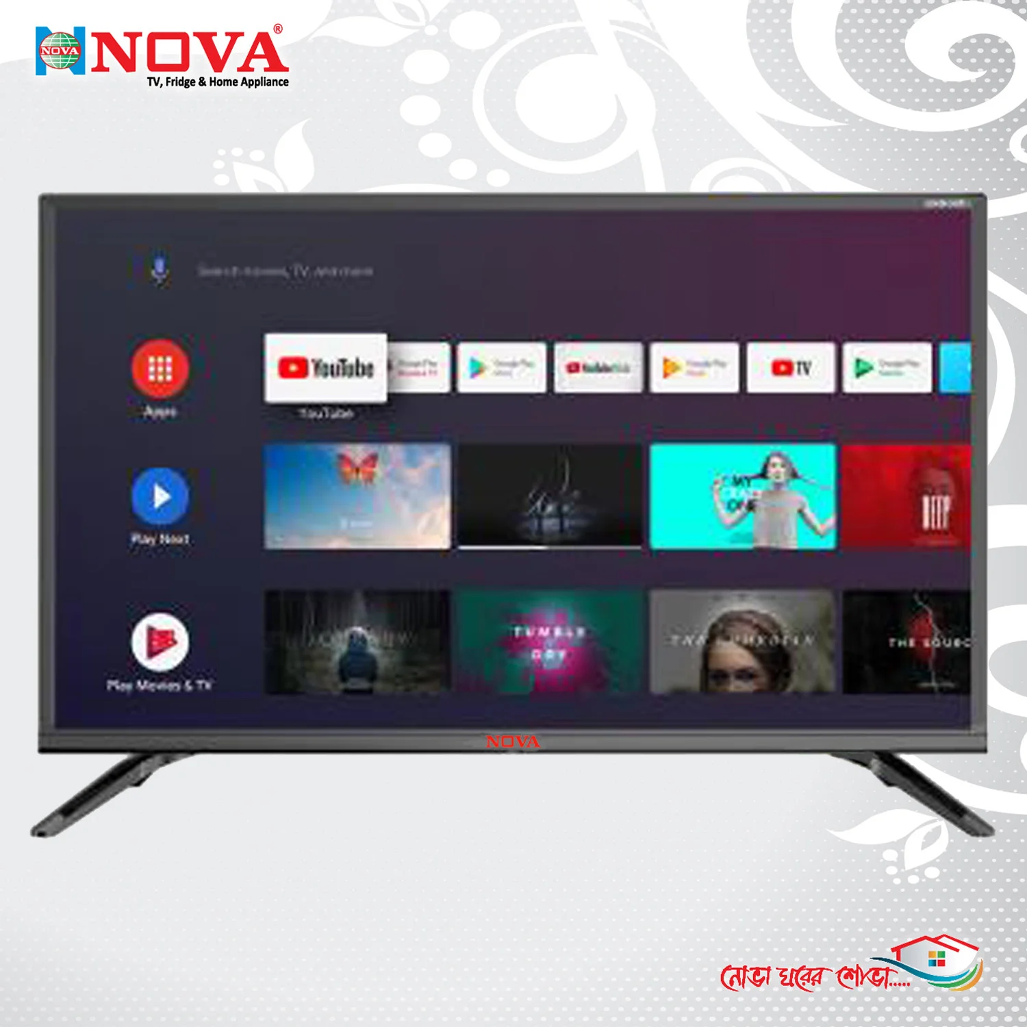 NOVA 32 Inch Android LED TV NV 3237 GVR Voice Control